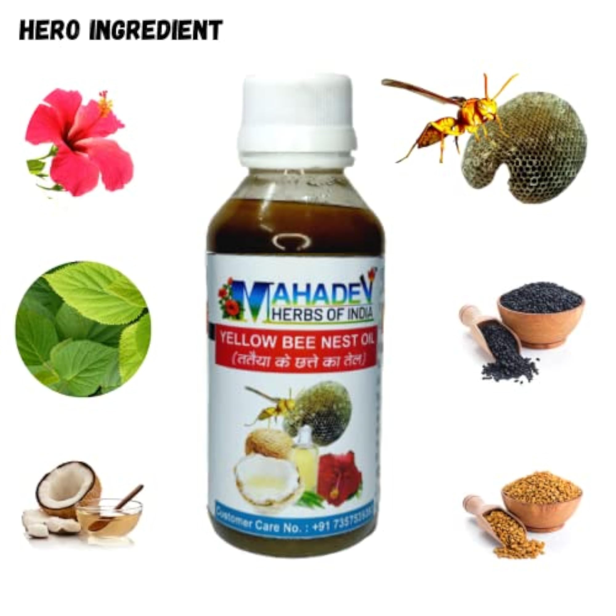 Yellow Bee Nest Oil for Hair Care